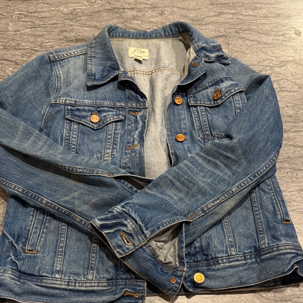 J. Crew Classic Blue Denim Jacket